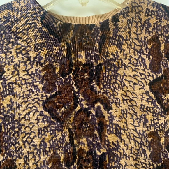 City Silk Knitwear Mock Neck Sweater NWOT - Picture 3 of 5